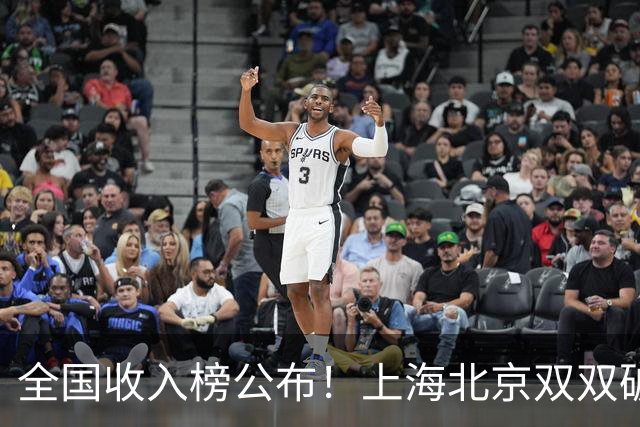 全国收入榜公布！上海北京双双破7万，天津第四压过苏粤太意外！